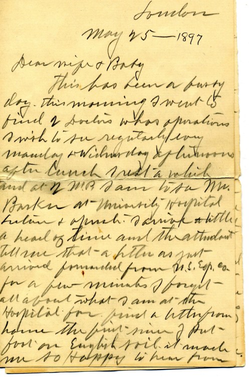 Andrew Engberg-London Letter-page 1