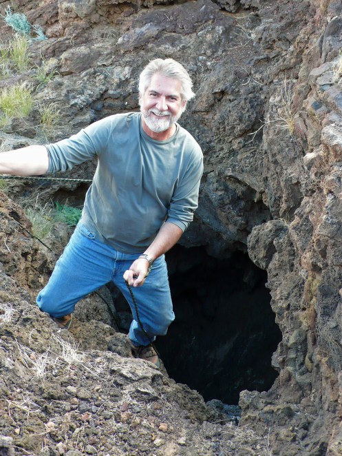 2009 visit to Aden Crater and the fumarole...no, I didn't go in!